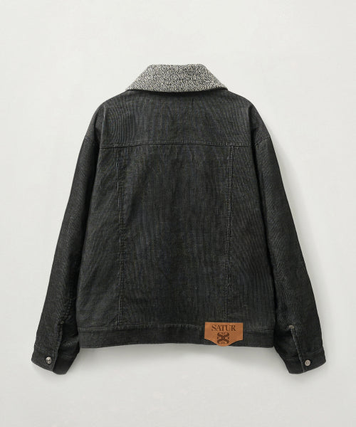 Camaro Corduroy Fade Jacket Black