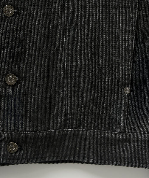 Camaro Corduroy Fade Jacket Black