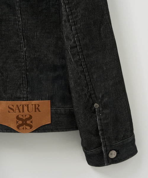 Camaro Corduroy Fade Jacket Black