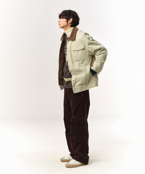 Maron Trucker Jacket Cream