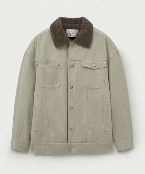 Maron Trucker Jacket Cream