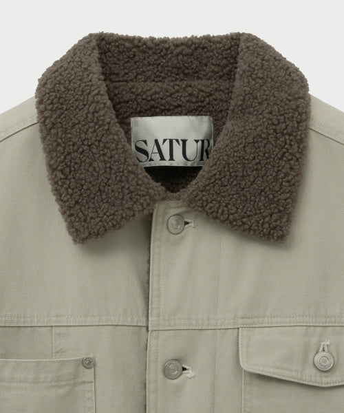 Maron Trucker Jacket Cream