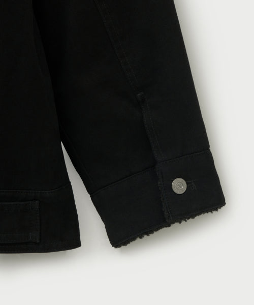 Maron Trucker Jacket Black