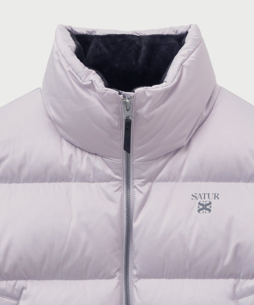 (W) Loren Crop Duck Down Padding Lavender
