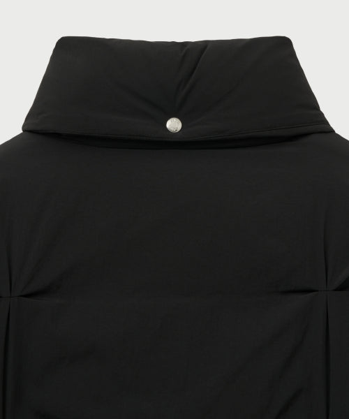 (W) Orta Nylon 2-Way Collar Duck Down Padding Black