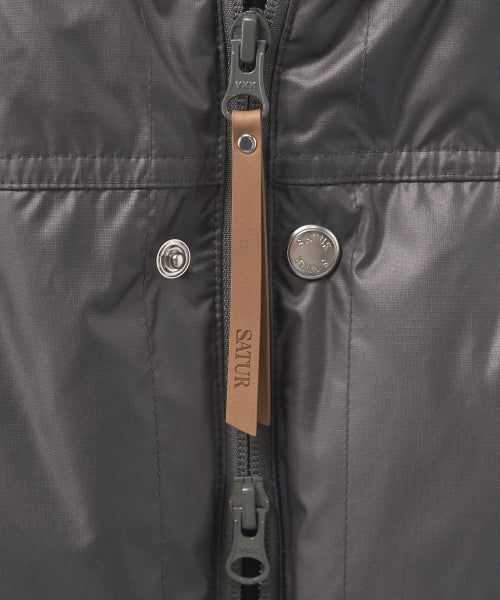 Hooded Puffer Duck Down Padding Charcoal