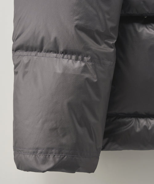 Hooded Puffer Duck Down Padding Charcoal