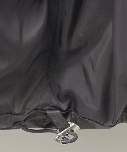 Hooded Puffer Duck Down Padding Charcoal