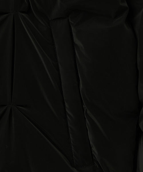 Orta 2-Way Collar Duck Down Padding Black