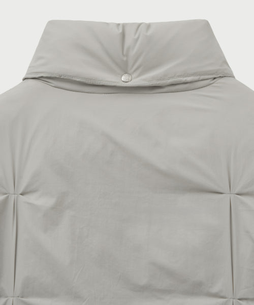 Orta Nylon 2-Way Collar Duck Down Padding Gray