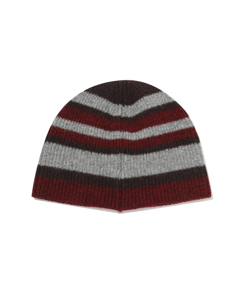 LOGO STRIPE UNCUFFED BEANIE
