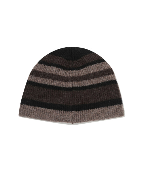 LOGO STRIPE UNCUFFED BEANIE