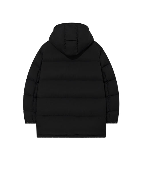 DETACHABLE HOOD MID DOWN JACKET