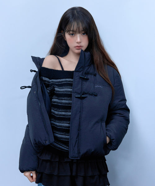 DUFFLE SHORT PADDING BLACK