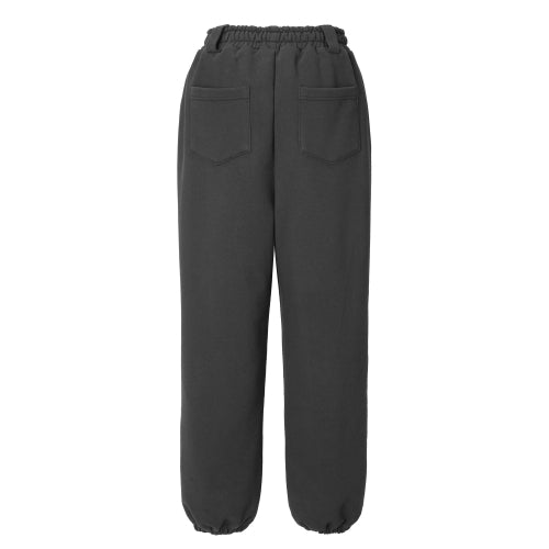Lettering Jogger Pants (charcoal)