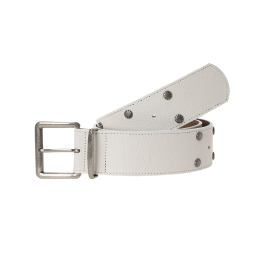 Double Stud Belt (white)