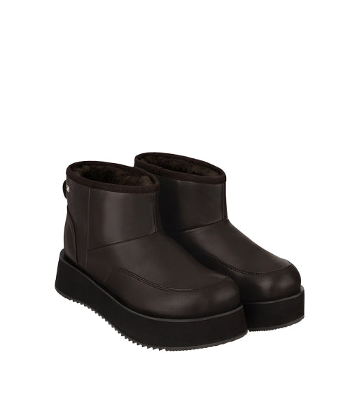 Hatched Winter Short Boots