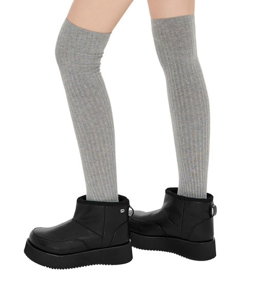 Hatched Winter Short Boots