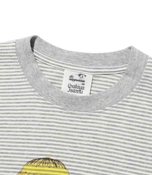GAKIYA ISAMU STRIPE BIG BIG L/S TEE_GREY(NG2FFUT550C)
