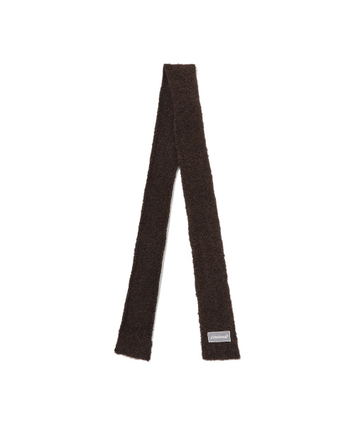 WOMAN CLOVER HEART SLIM BOUCLE MUFFLER