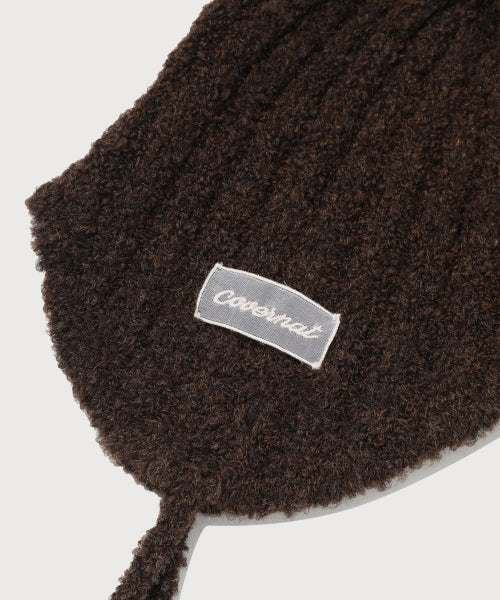 WOMAN CLOVER HEART BOUCLE TROOPER HAT