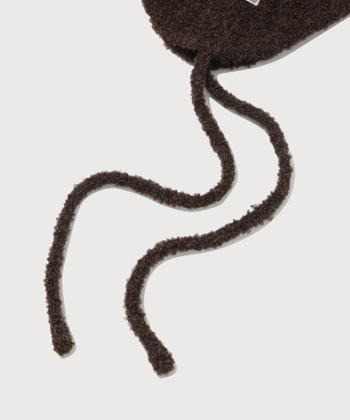 WOMAN CLOVER HEART BOUCLE TROOPER HAT