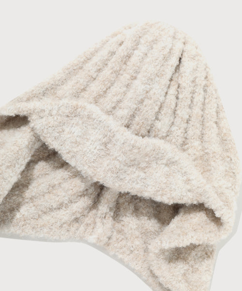 WOMAN CLOVER HEART BOUCLE TROOPER HAT