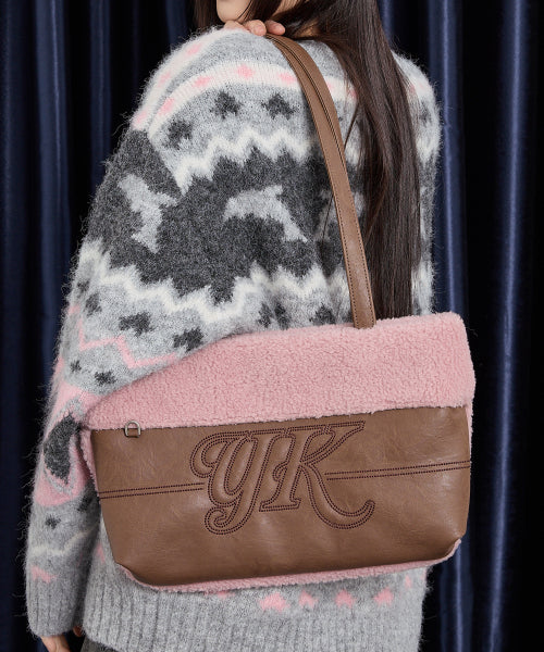 YK Mustang Shoulder Bag BROWN