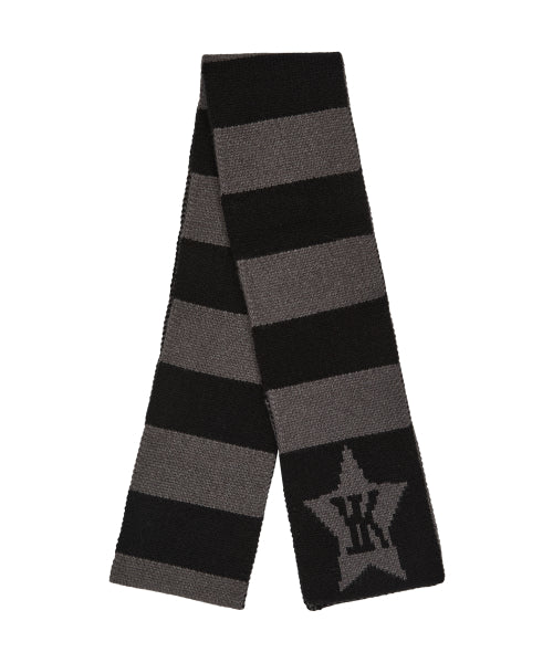 Stripe Star Muffler CHARCOAL