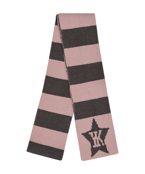 Stripe Star Muffler PINK