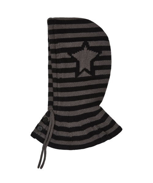Stripe Star Balaclava CHARCOAL