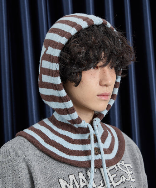 Stripe Star Balaclava SKYBLUE