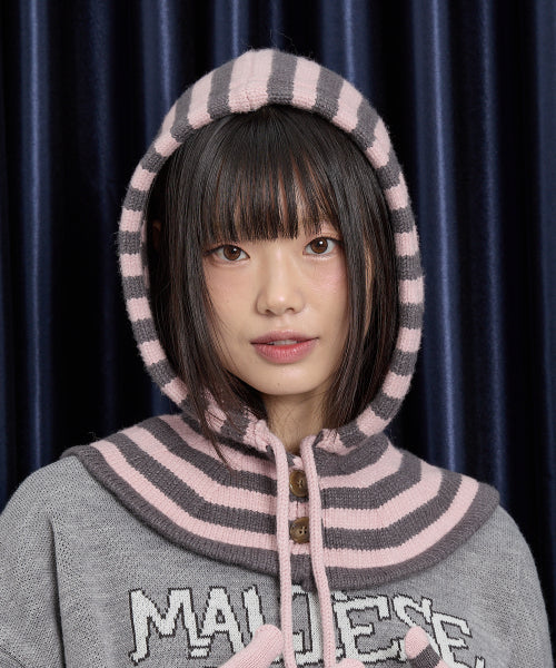 Stripe Star Balaclava PINK