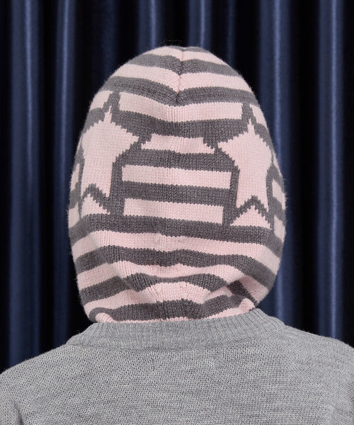 Stripe Star Balaclava PINK