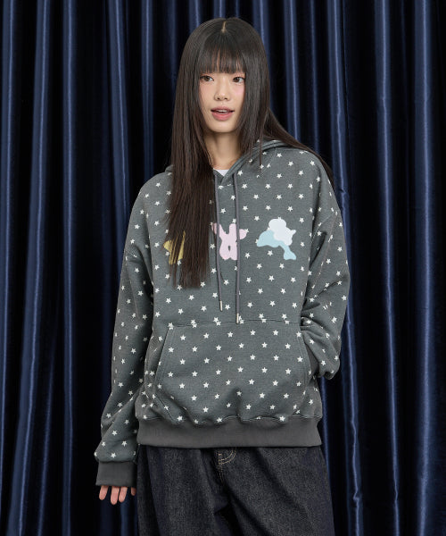Spray Star Dolphin Hoody DOT BLACK