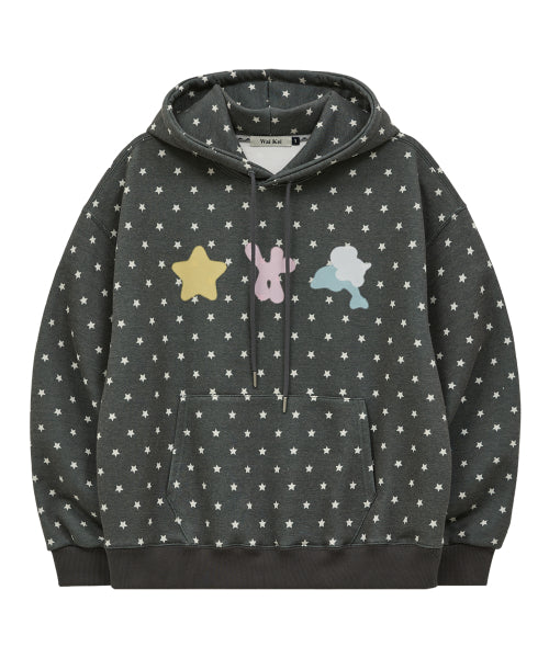 Spray Star Dolphin Hoody DOT BLACK