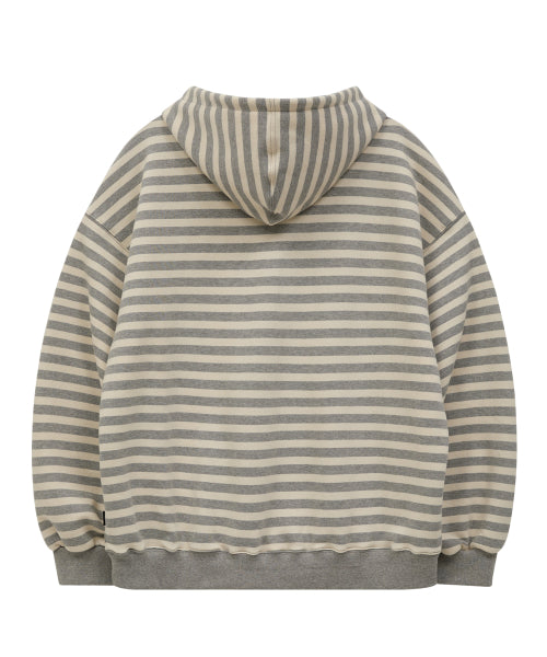Spray Star Dolphin Hoody STRIPE GREY