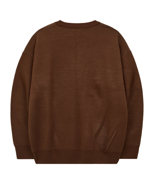 Maltese Archive Line Graphic Knit Ver.2 BROWN