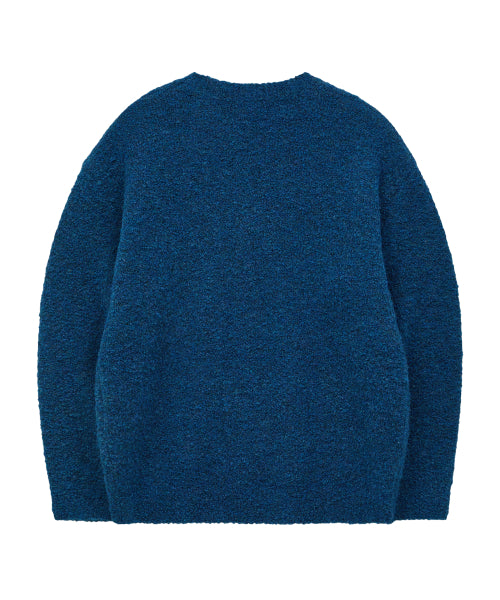 Star Line Boucle Knit BLUE