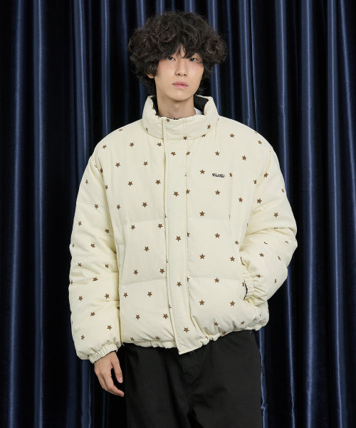 Star Logo Riversible Corduroy Short Padding IVORY