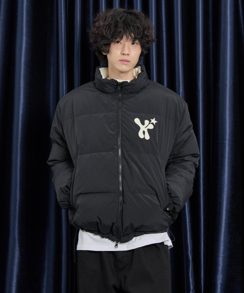Star Logo Riversible Corduroy Short Padding IVORY