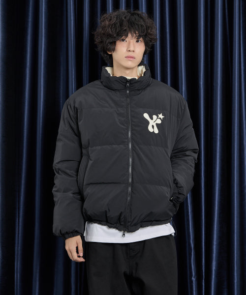 Star Logo Riversible Corduroy Short Padding IVORY