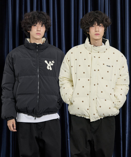 Star Logo Riversible Corduroy Short Padding IVORY