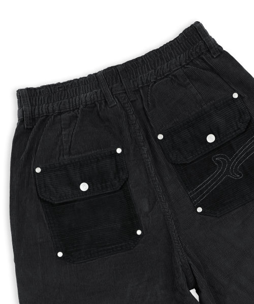 XP311 Flap Balloon Corduroy Pants (BLACK)