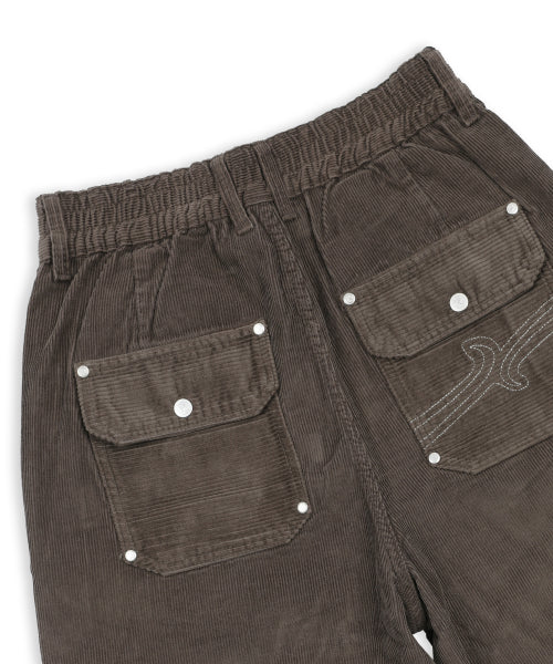 XP311 Flap Balloon Corduroy Pants (BROWN)
