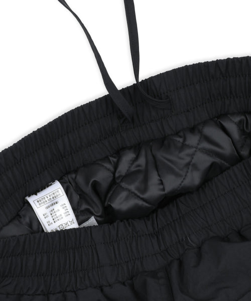 XP312 Check Nylon Quilting Padding Pants (BLACK)