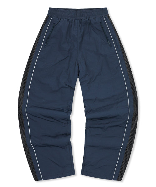 XP312 Check Nylon Quilting Padding Pants (NAVY)