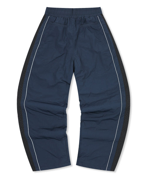 XP312 Check Nylon Quilting Padding Pants (NAVY)