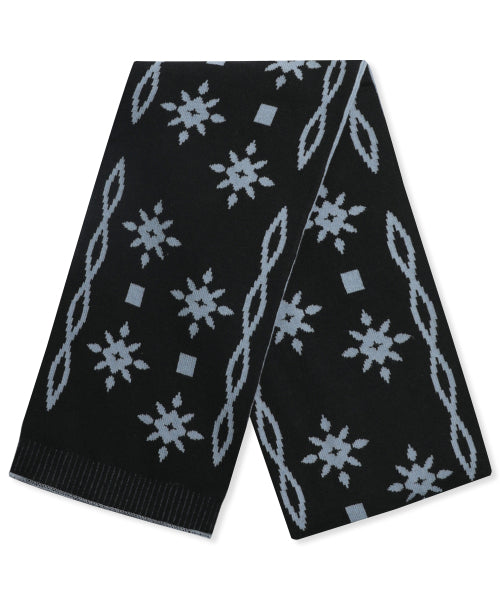XTA096 Ethnic Two-Tone Reversible Muffler (BLUE/BLACK)