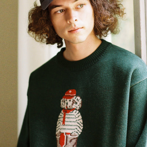 Classic Animal Knit (Green)